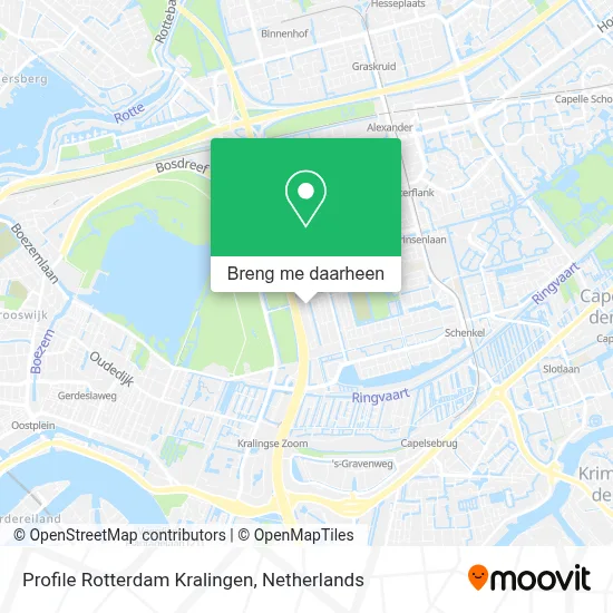 Profile Rotterdam Kralingen kaart