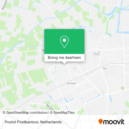 Postnl Postkantoor kaart
