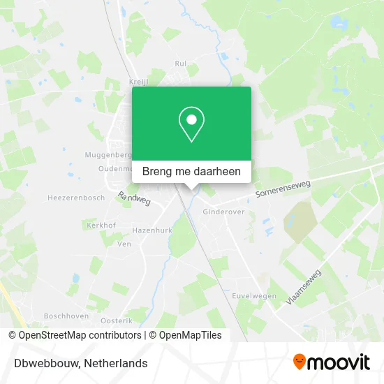Dbwebbouw kaart