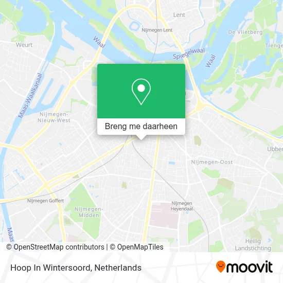 Hoop In Wintersoord kaart