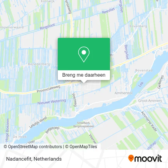 Nadancefit kaart