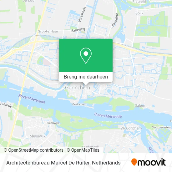 Architectenbureau Marcel De Ruiter kaart