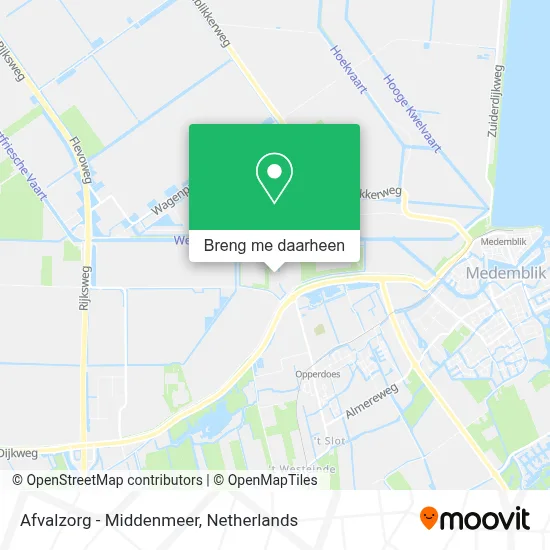 Afvalzorg - Middenmeer kaart