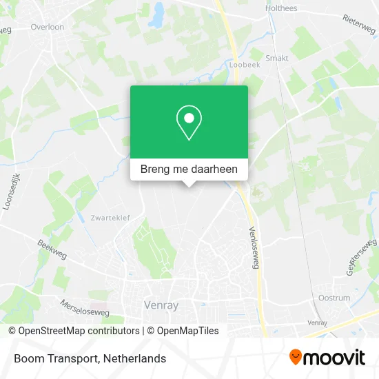 Boom Transport kaart