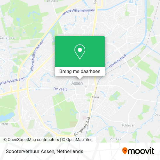 Scooterverhuur Assen kaart