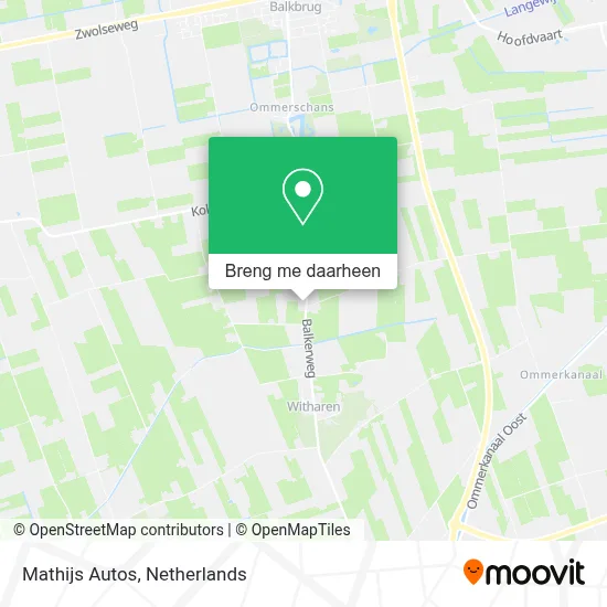 Mathijs Autos kaart
