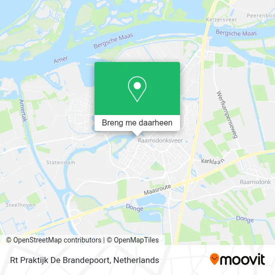 Rt Praktijk De Brandepoort kaart
