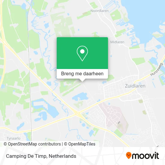 Camping De Timp kaart