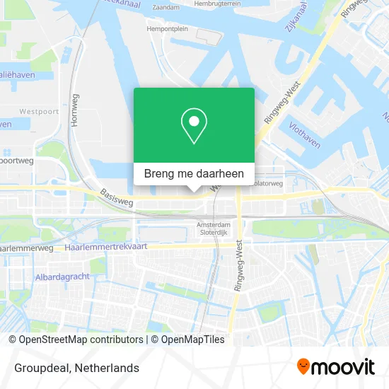 Groupdeal kaart