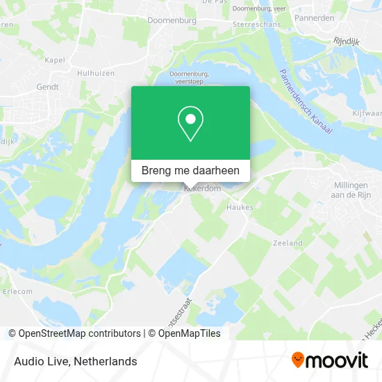 Audio Live kaart
