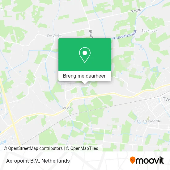 Aeropoint B.V. kaart