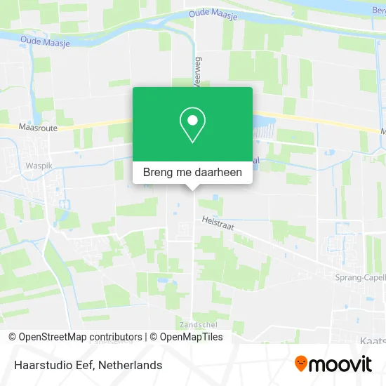 Haarstudio Eef kaart