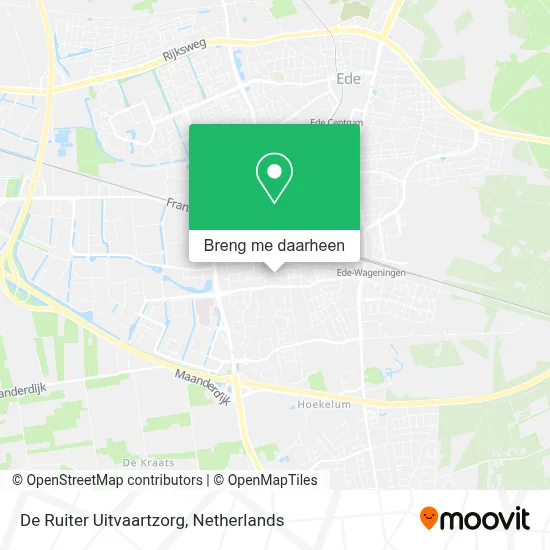 De Ruiter Uitvaartzorg kaart