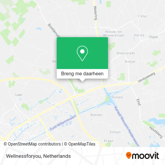 Wellnessforyou kaart