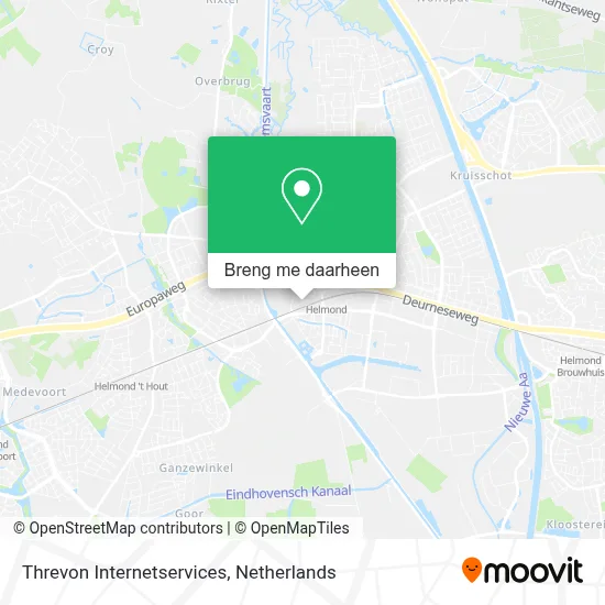 Threvon Internetservices kaart