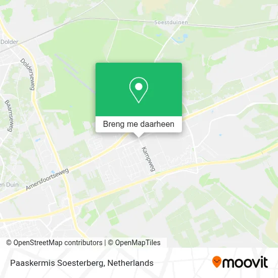 Paaskermis Soesterberg kaart