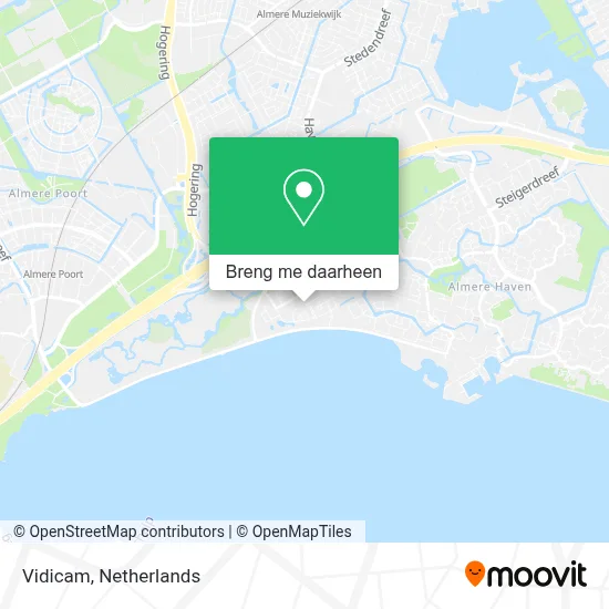 Vidicam kaart
