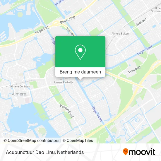 Acupunctuur Dao Linu kaart