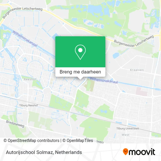Autorijschool Solmaz kaart