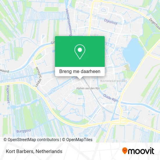Kort Barbers kaart
