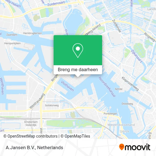 A.Jansen B.V. kaart