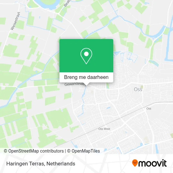 Haringen Terras kaart