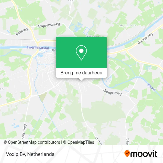 Voxip Bv kaart