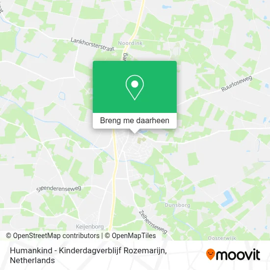 Humankind - Kinderdagverblijf Rozemarijn kaart