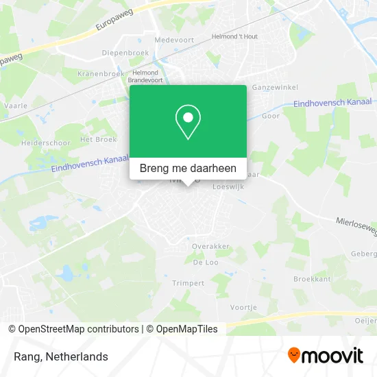 Rang kaart