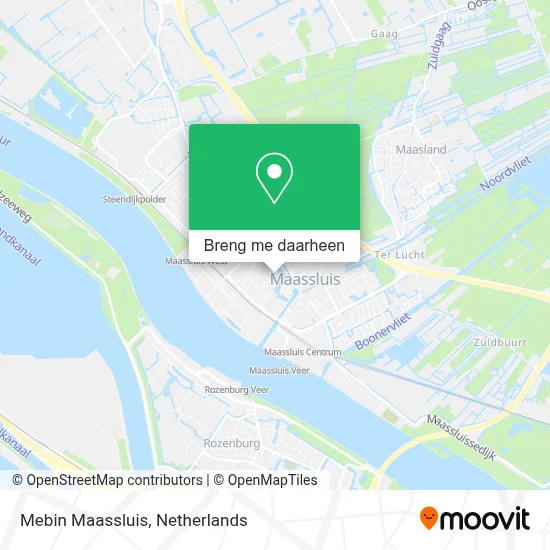 Mebin Maassluis kaart