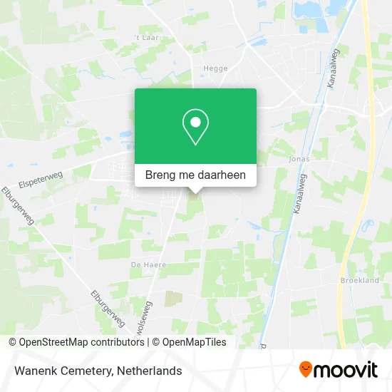 Wanenk Cemetery kaart