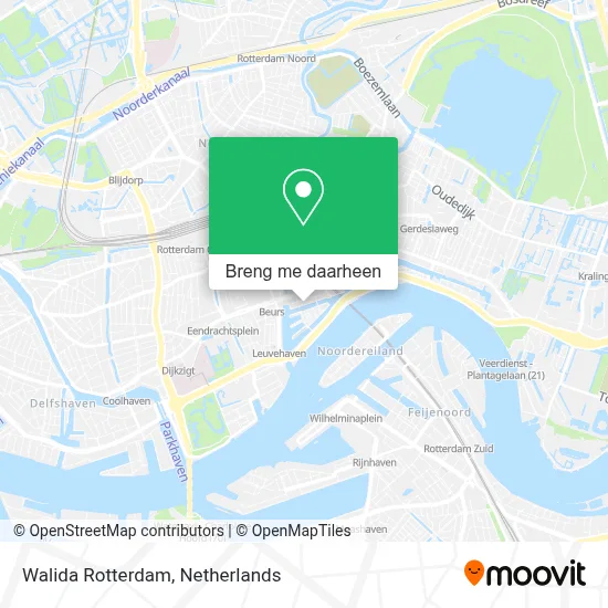 Walida Rotterdam kaart