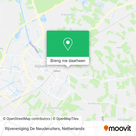 Rijvereniging De Neuderuiters kaart
