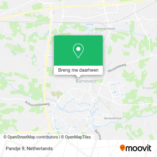 Pandje 9 kaart