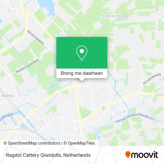 Ragdol Cattery Qiwidolls kaart