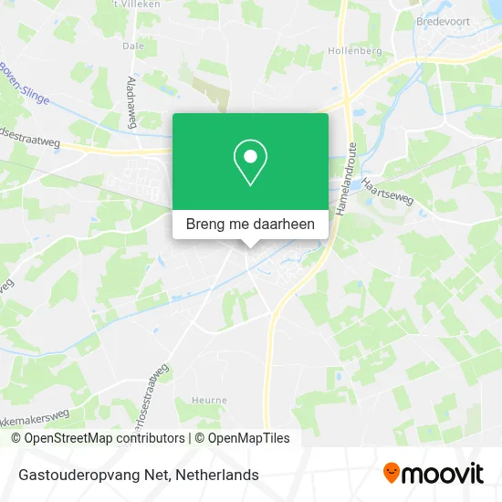 Gastouderopvang Net kaart