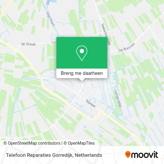 Telefoon Reparaties Gorredijk kaart