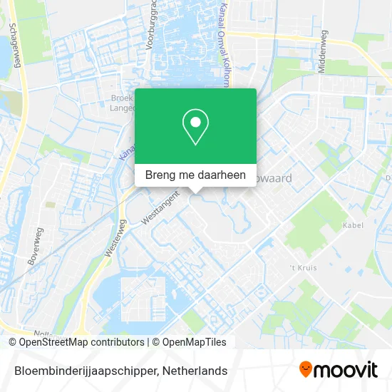 Bloembinderijjaapschipper kaart