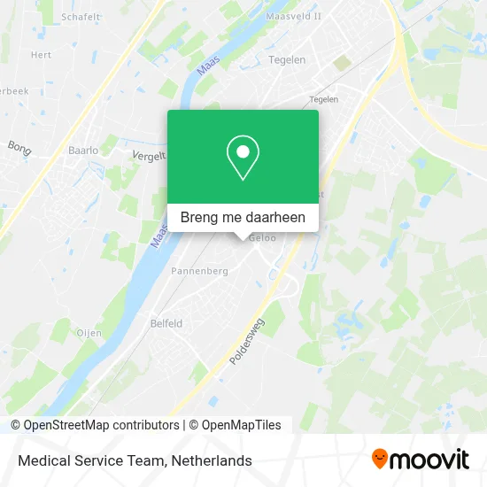 Medical Service Team kaart