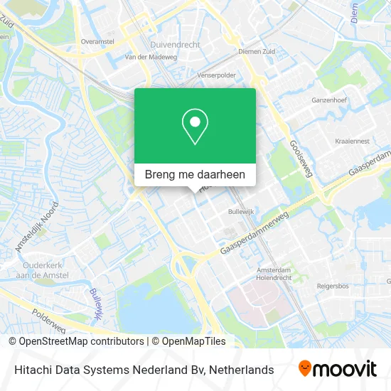 Hitachi Data Systems Nederland Bv kaart