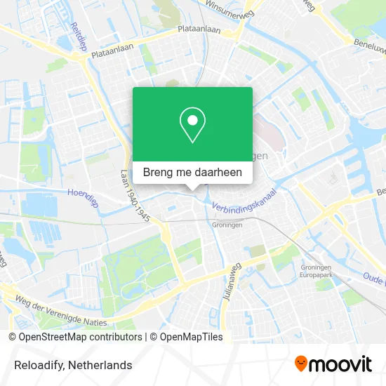 Reloadify kaart