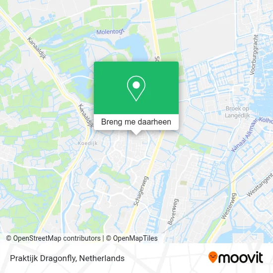 Praktijk Dragonfly kaart