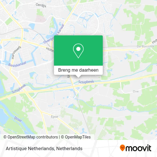 Artistique Netherlands kaart
