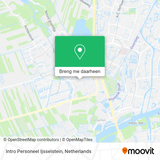 Intro Personeel Ijsselstein kaart