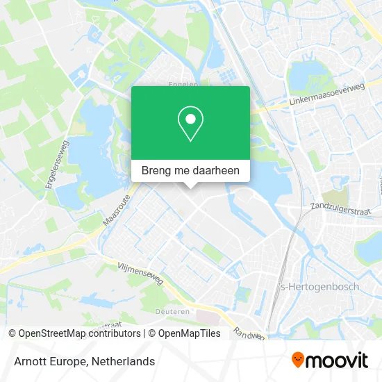Arnott Europe kaart