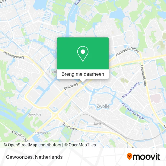 Gewoonzes kaart