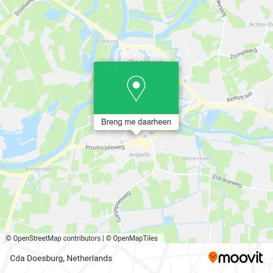 Cda Doesburg kaart
