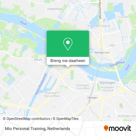 Mio Personal Training kaart