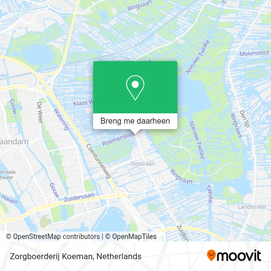 Zorgboerderij Koeman kaart