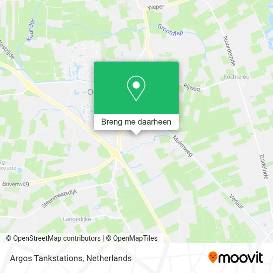 Argos Tankstations kaart